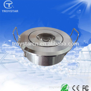 Bridgelux 45mil mini led downlight 1 watt led ceiling light with ce rohs